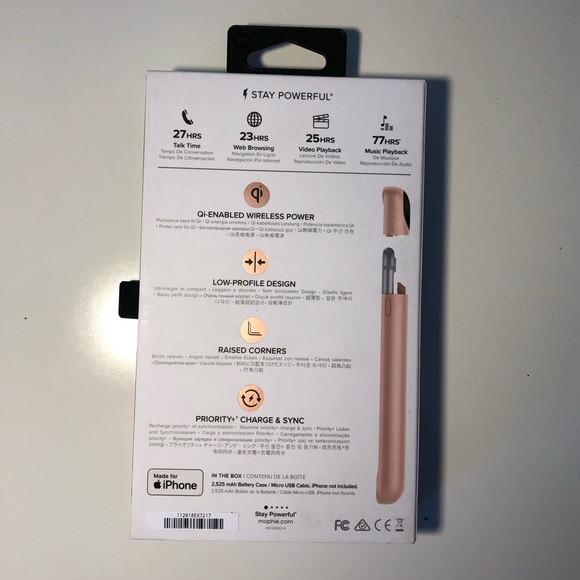 Mophie Juice Pack Air charging case 4 iPhone 7 8 - Picture 5 of 6